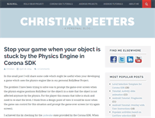 Tablet Screenshot of christianpeeters.com